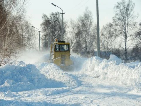 Snegouborka technology Stock Photos