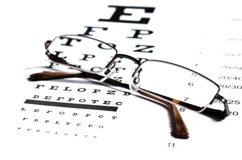 Snellen chart Stock Photos