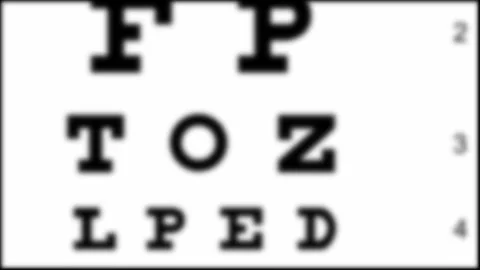 Premium Vector  Snellen chart eye test for testing quality vision