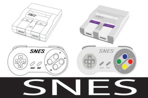 Snes Stock Illustration