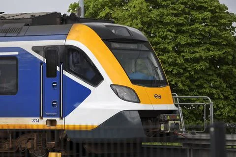 SNG sprinter train waiting for Maintenance at Den Haag Forepark Stock Photos