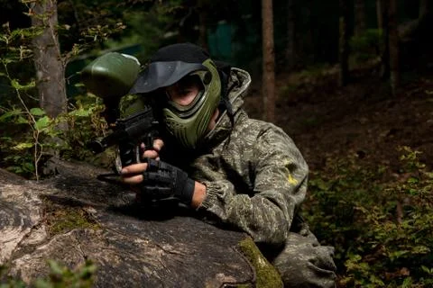 Sniper Aiming Gun Stock Photos