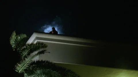 Sniper From Below Wide Stock Footage 45890726