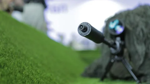 Sniper in grass 動画素材 41311061