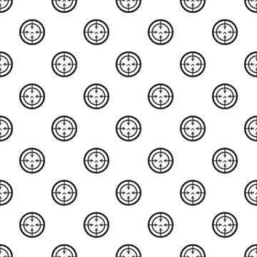 Sniper gun aim pattern seamless Stock Illustration