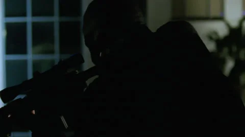 Sniper Pan Stockbeeldmateriaal 45886887