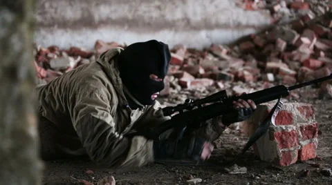 Sniper rifle charges Stock Footage 44785716