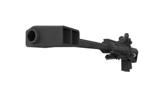 Sniper Rifle - Closeup Иллюстрация