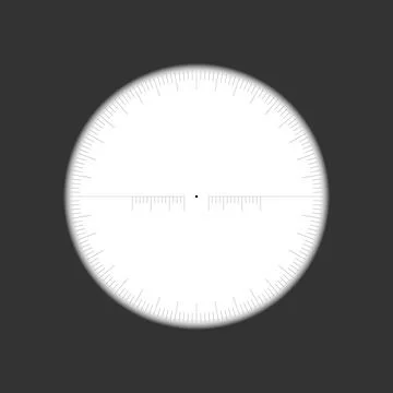 Sniper rifle scope. Weapon aim. Template of optical glass. Target concept. Ve イラスト素材