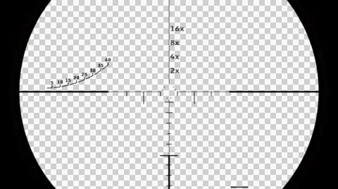 Sniper Scope 8 Mask Stock Footage 53270350