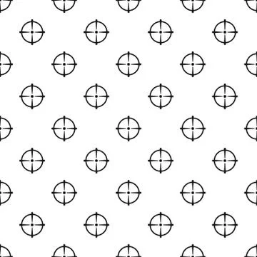 Sniper scope pattern seamless vector Stock Illustration