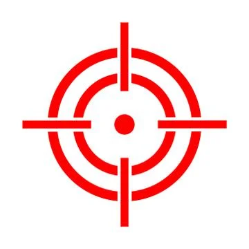 Sniper scope vector Stock Illustration