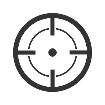 Sniper scope vector Stock Illustration