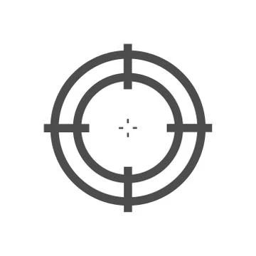 Sniper scope vector Stock Illustration