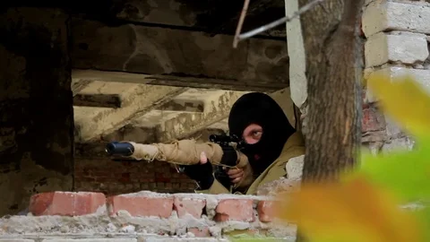 Sniper, Shooter Stock Footage 79136330