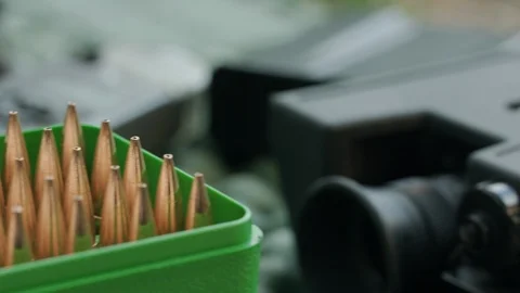 Sniper shooting area Stock Footage 107126099