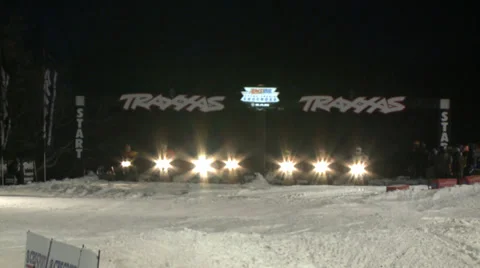 Snocross Race Start 스톡 동영상 38721212