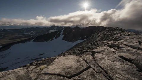 Snoehetta in Dovrefjell Stock Footage 86534838