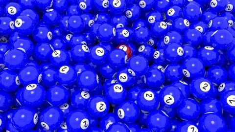 Snooker ball abstract background, with blue background Stock Illustration