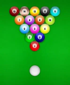 Snooker ball Stock Illustration