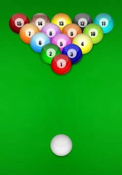 Snooker ball Stock Illustration