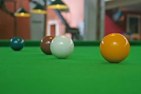 Snooker balls Stock Photos