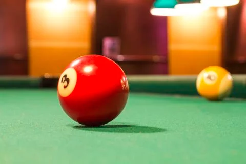 Snooker balls on a table Фото