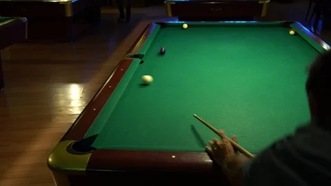 Snooker bar Stock Footage 92818546