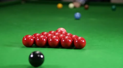 Snooker Break Video stock 10564063