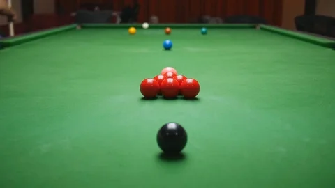 Snooker player perform how to breaking off scene 1 Vidéo 81042677