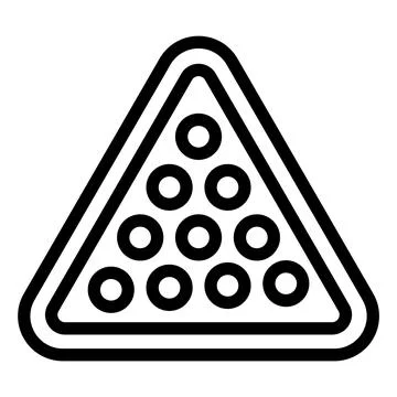 Snooker Vector Icon Design Illustration Stock Illustration
