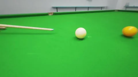 Snooker yellow2 Stock Footage 342467812