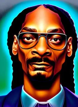 Snoop Dogg 4 XL 3072 x 4224 Stock Illustration