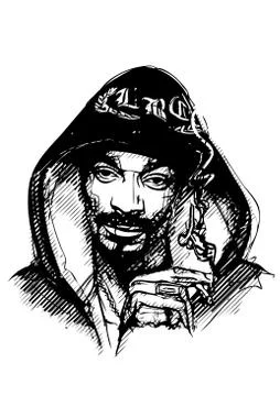 Snoop dogg Stock Illustration