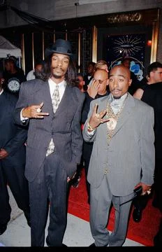 Snoop Doggy Dogg, Tupac Shakur Stock Photos
