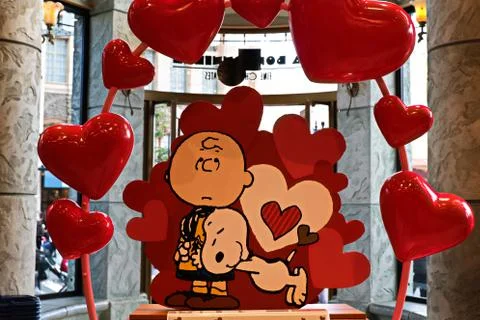 Snoopy decorations figure Stock Photos