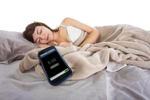 Snoozing Alarm Clock Stock Photos