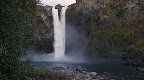 Snoqualmie Falls  Stock Footage 66745340