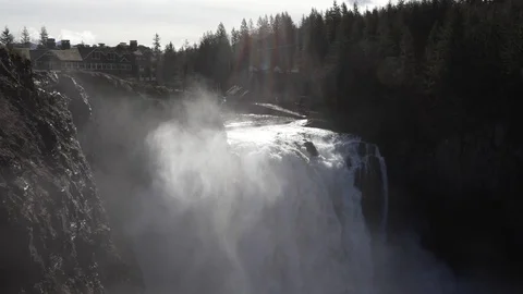 Snoqualmie Falls Video stock 103981693