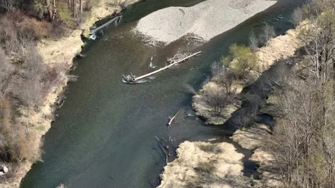 Snoqualmie River 動画素材 205167786