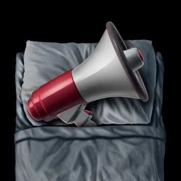 Snoring Concept Stock Illustration