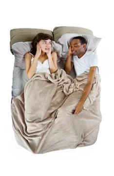 Snoring Partner Foto stock
