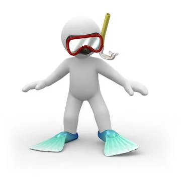 Snorkel Stock Illustration