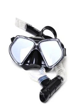 Snorkel isolated Foto stock