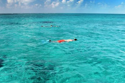 Snorkeling Stock-Fotos