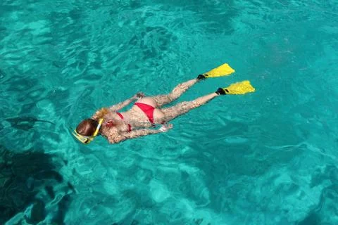 Snorkeling Stock Photos