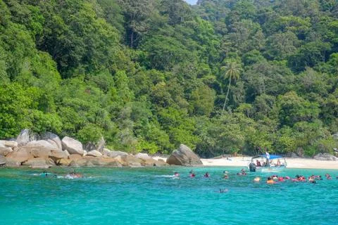 Snorkeling Foto stock