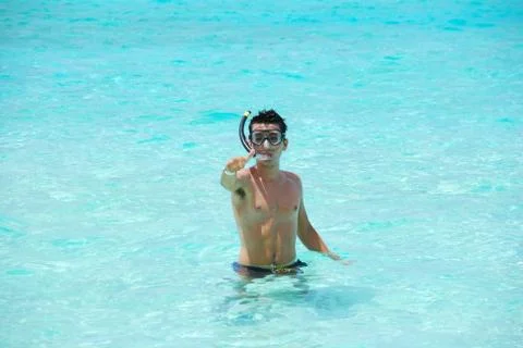 Snorkeling time Foto stock