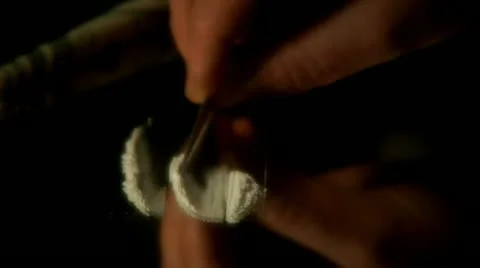 Snorting narcotics Stock Footage 22636863