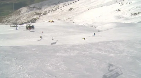 Snow above Stock Footage 985694